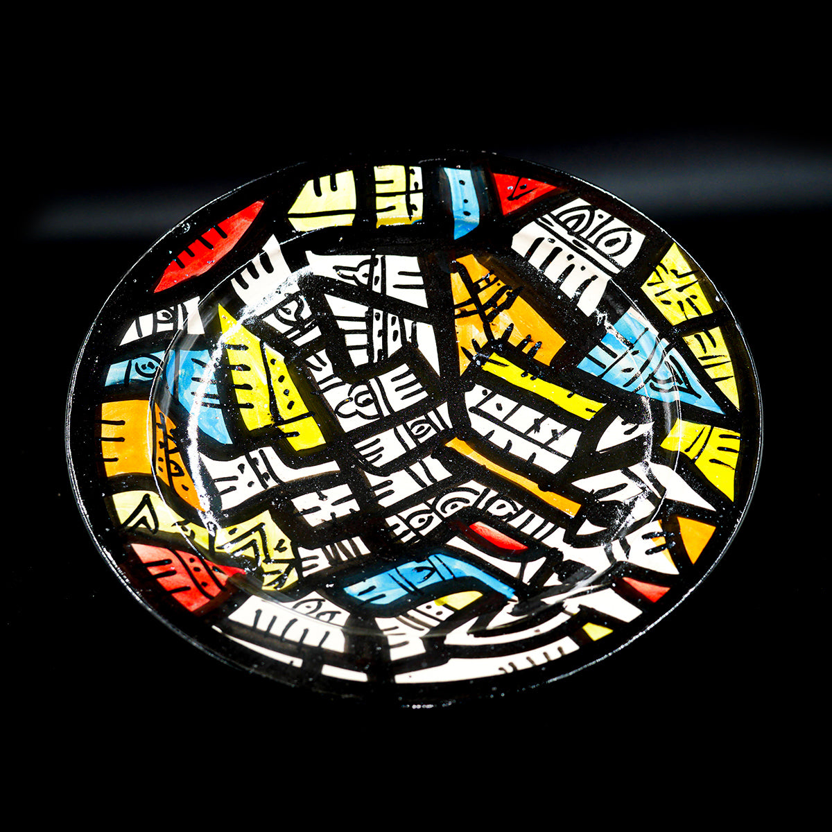 Assiette en Céramique Terre Cuite - Colorée
