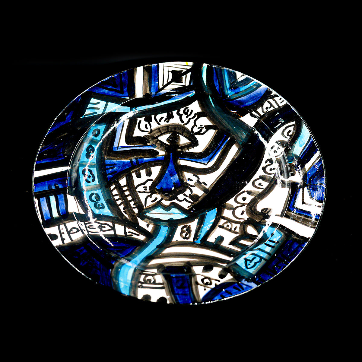 Assiette en Céramique Terre Cuite - Colorée