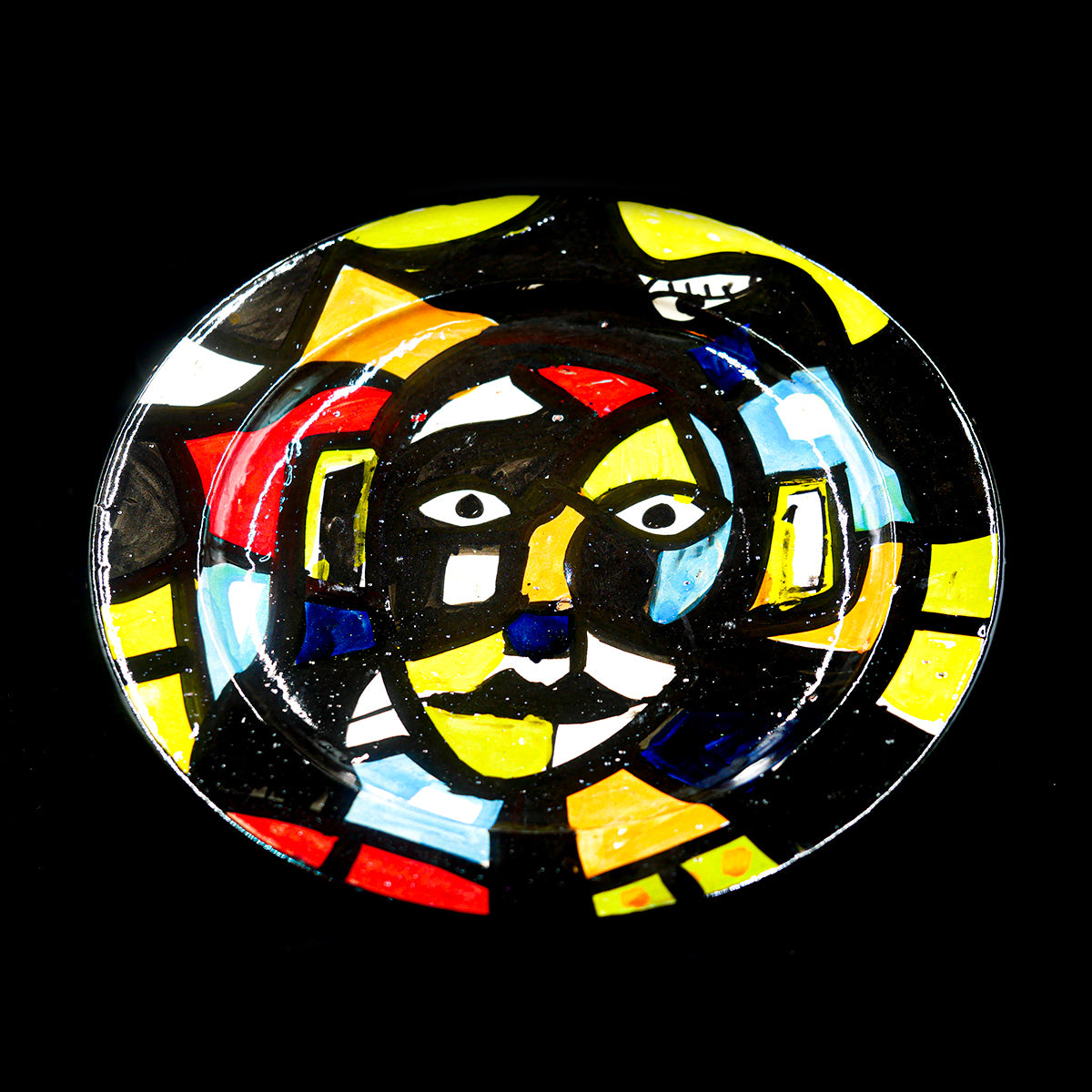 Assiette en Céramique Terre Cuite - Colorée