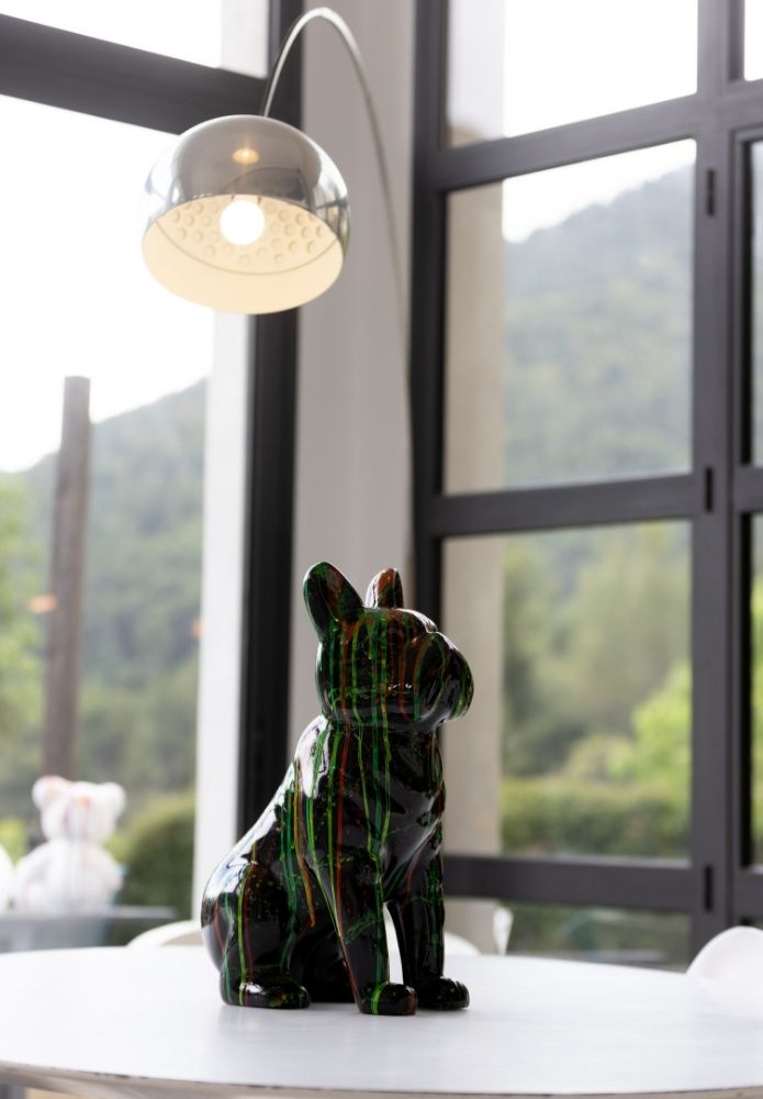 Statue Bouledogue Français  en Céramique