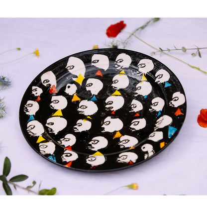 Assiette en Céramique Terre Cuite - Colorée