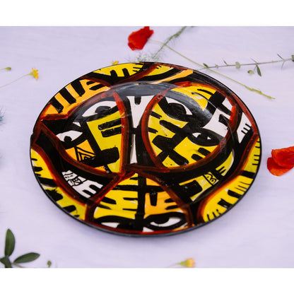Assiette en Céramique Terre Cuite - Colorée