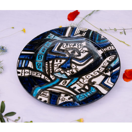 Assiette en Céramique Terre Cuite - Colorée
