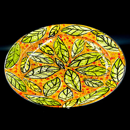 Assiette de Présentation en Céramique Terre Cuite 40 cm – Colorée