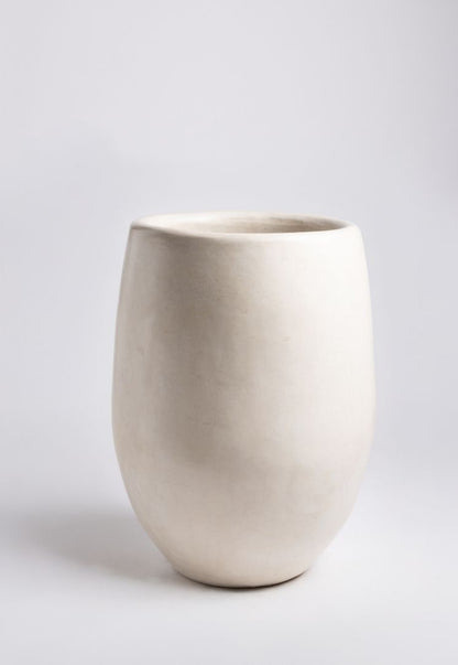petit Pot en céramique blanc extérieur 