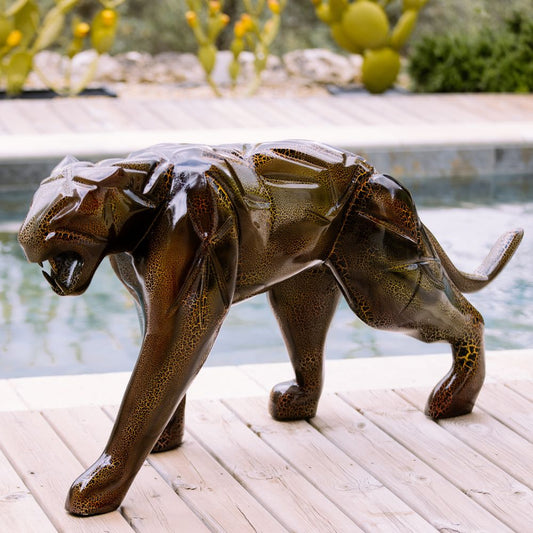 Statue Jaguar en résine