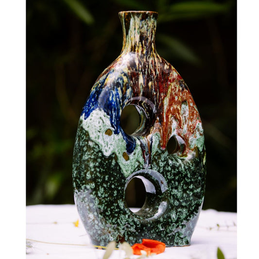 Vase en céramique émaillée